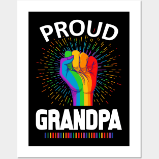 Proud Grandpa Gay Lgbt Posters and Art
